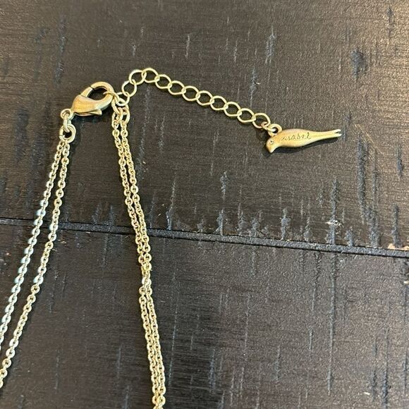 Chloe Isabel Jade Gold Long Multi Chain Necklace Classy - Picture 8 of 12